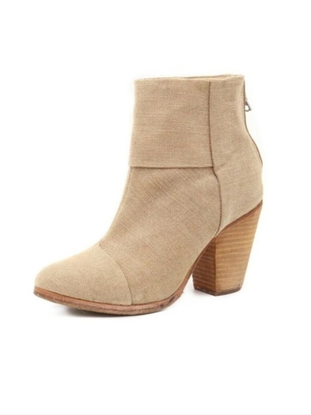 RAG & BONE | Newbury Canvas Ankle Boots tan canvas sz 8.5